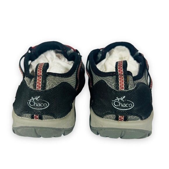 Chaco Outcross Outdoor Hiking Shoes Grey / Black / Red J180201 Youth 2 - Picture 5 of 12
